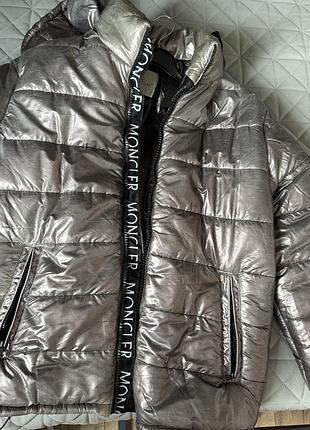 Шикарный пуховик moncler 8