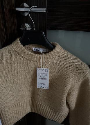 Свитер с шерстью zara 2