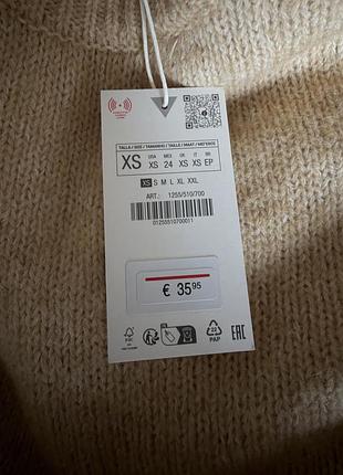 Свитер с шерстью zara 3