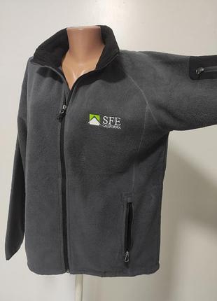 Батник флисовый на молнии l/xl ог 120-126см