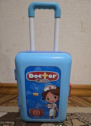 Ігровий набір doctor kids, блакитний