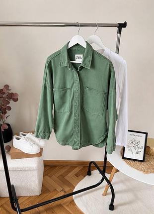 Джинсова сорочка zara 🤍