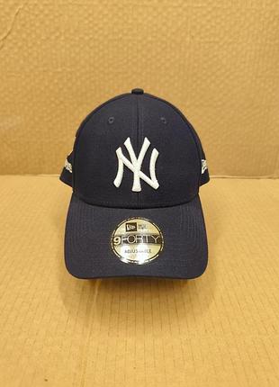 Кепка new era 9forty new york yankees x oris bear — темно-синя