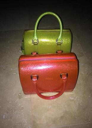 Продается салатова сумочка furla, вінтаж