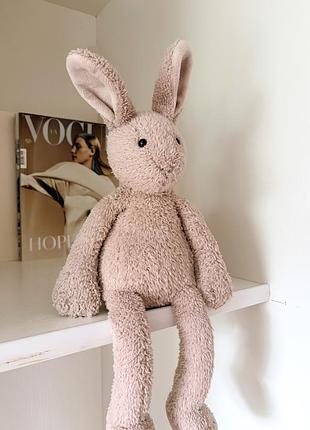 Мягкая игрушка заяц zara в коллаборации с jellycat