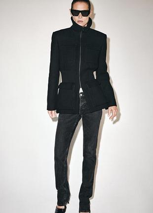 Куртка жіноча вовняна zara new