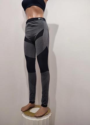 Жіночі безшовні термолосини термоштани athletic x-press зональні розмір m/l(xl)