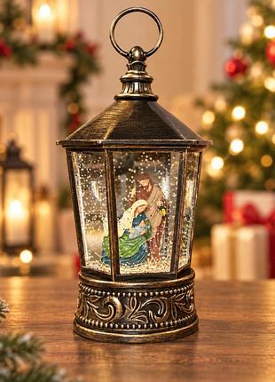 Рождественская ночь музыкальный новогодний фонарь xmas wdl 24077a