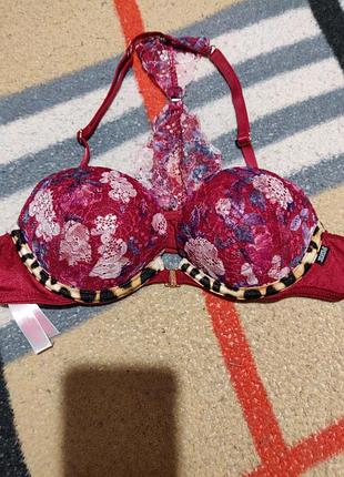 Бюстгальтер бюстье лиф бра pink victoria's secret