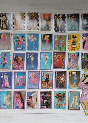 Колекційні картки та наклейки з серії barbie and friends (panini 1992)