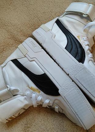 Кросівки puma білі з чорним 4