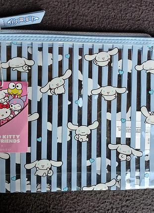 Косметичка  прозрачная, hello kitty and friends