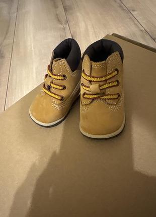 Фірмові пінетки-черевички timberland для немовляти, р. 14.5 (устілка 7.5 см) в ідеалі