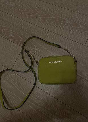 Жіноча сумка michael kors жовта