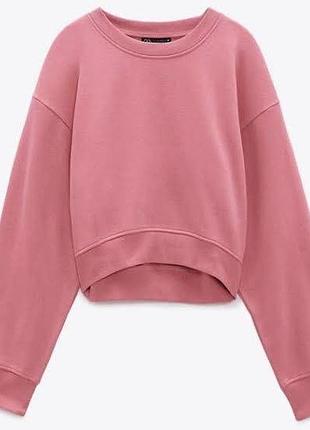 Стильний  світшот на байці zara