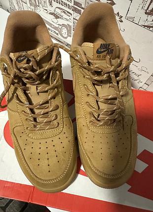Кросівки чоловічі nike air force 1 коричневі, р. 43-44 (27,5 см)