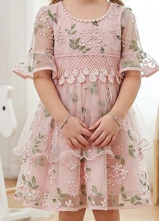 Рожеве дитяче плаття shein