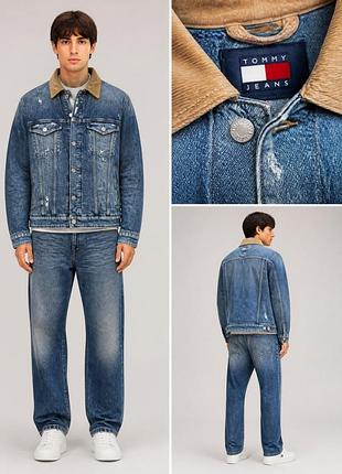 Tommy hilfiger denim jacket / томмі хілфігер чоловіча джинсова куртка | оригінал m