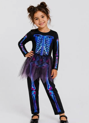 Костюм halloween скелет 5-6 р. 110-116