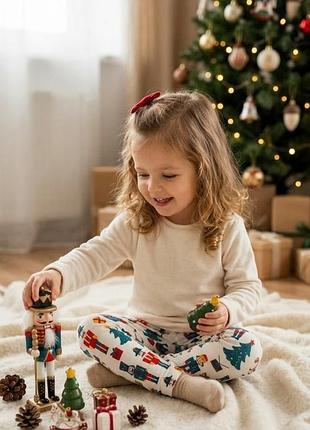 🎄🦌лот святкових лосин millie loves lily, 2-3 роки (92-98 см) лускунчик та санта☃️🎅