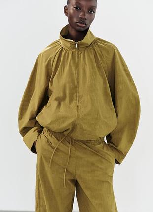 Куртка жіноча гірчична хакі zara new