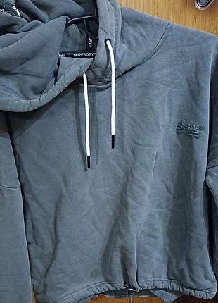 Худі жіноче superdry сіре розмір s