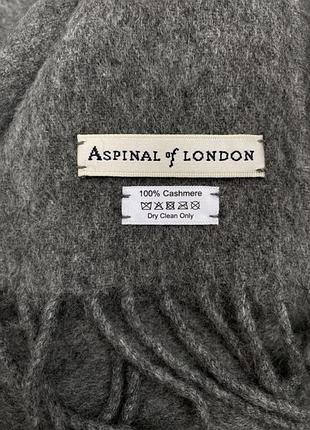 Кашеміровий шарф aspinal of london, unisex 5