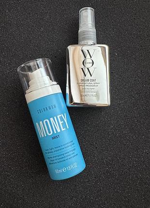 Color wow money mist незмивний зволожуючий кондиціонер термозахист для волосся та спрей для вирівнювання волосся color wow dream coat supernatural