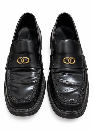Лофери жіночі massimo dutti чорні, розмір 36