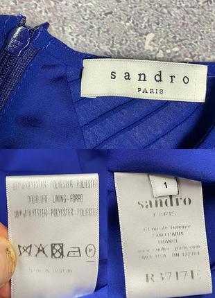 Синее платье sandro paris 3