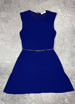 Синее платье sandro paris