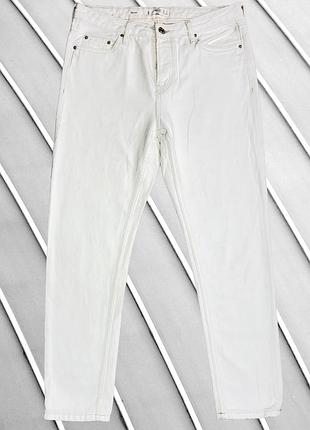 Жіночі джинси mango m l eu38 eu40 uk10 uk12 ua44 ua46 прямі штани денім вільні джинси relaxed fit класичні джинсові брюки з високою посадкою