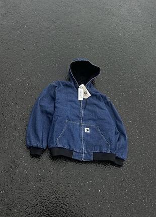 Куртка чоловіча carhartt active jacket синя