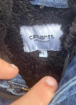 Куртка чоловіча carhartt active jacket синя 5