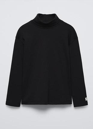 Светр з водолазкою розмір 116 та розмір 128 чорного кольору zara для хлопчика