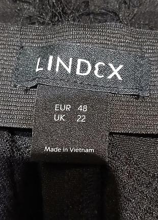 Эффектные черные брюки lindex, батал 7