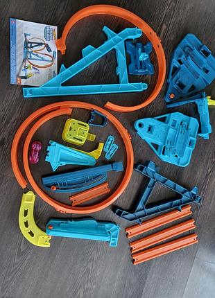 Оригінал! трек hot wheels запаморочливі віражі (mattel) стан як новий!