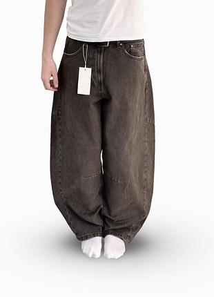 Широкі джинси zara barrel fit зара супер беггі баррел super baggy