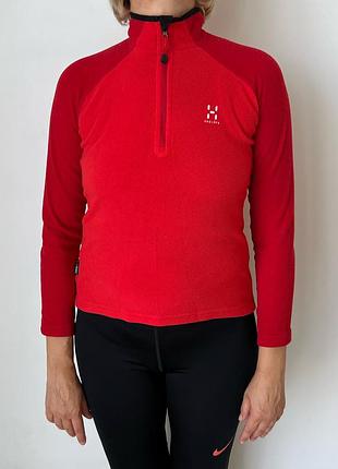Женская флисовая кофта haglofs polartec 1/2 zip