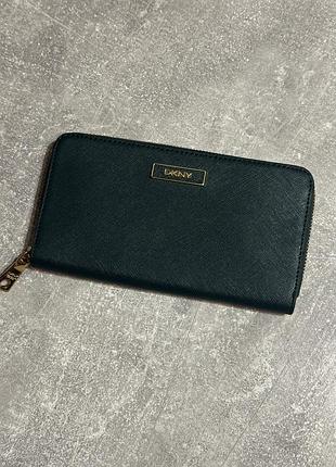 Фірмовий шкіряний гаманець dkny