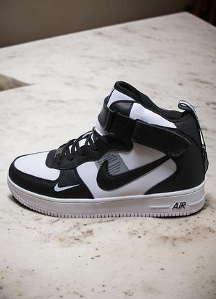 Кроссовки nike air force af1 зима, кроссовки зимние мех (0324)