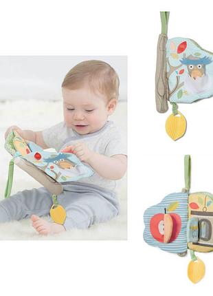 М'яка розвиваюча книжка іграшка з прорізувачем skip hop baby treetop friends