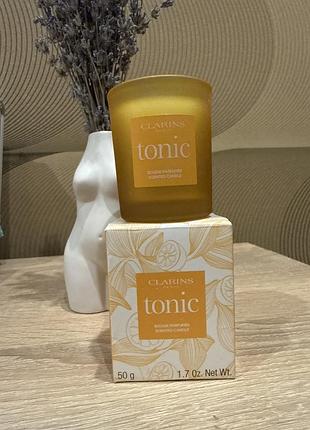 Свічка від clarins paris парфумована