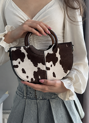 Сумка topshop с коровьим принтом 🤎 cow print