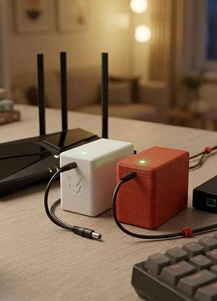 Мини дбж (mini ups) для роутера и pon-терминала | 9v / 12v | от 7 до 10 часов автономного интернета