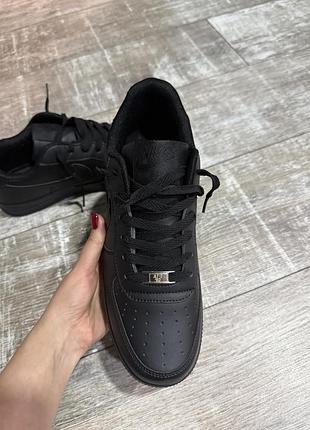 Кросівки чоловічі nike air force low чорні, розмір 43 (27,5 см)