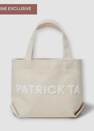 Шопер patrick ta the effortless mini tote