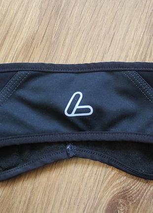 Пов'язка на голову спортивна універсальна унісекс loffler windstopper для бігу / лиж