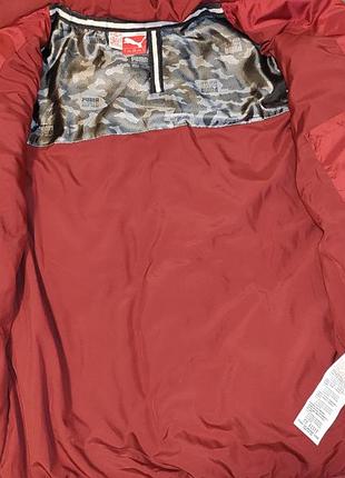 Новая сток спорт мужская куртка puma active norway jacket в двухцветном исполнении (puma red / new navy).s 6