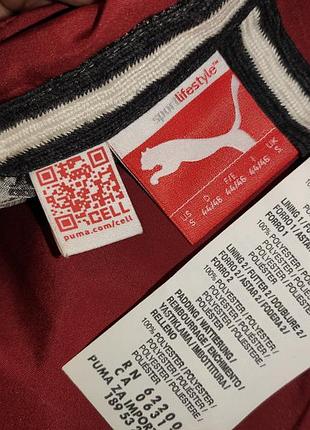 Новая сток спорт мужская куртка puma active norway jacket в двухцветном исполнении (puma red / new navy).s 9